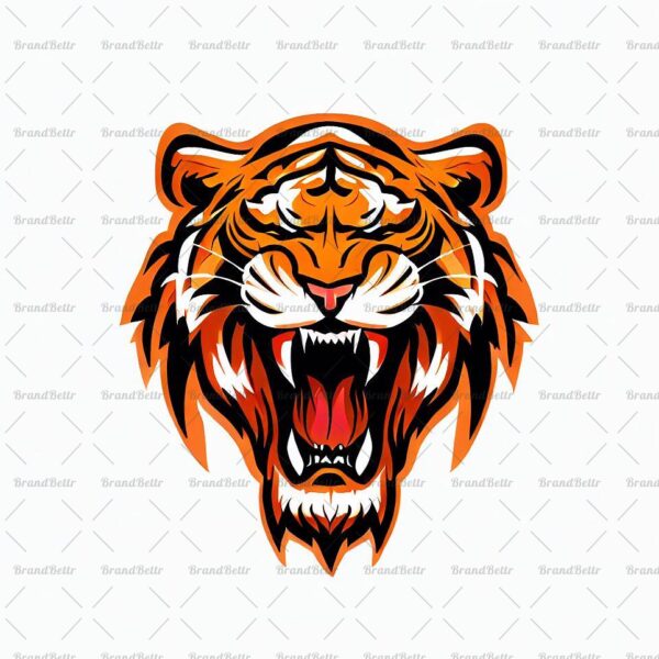 Brüllender Tiger